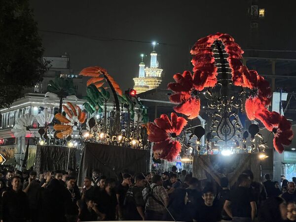 مراسم شب شهادت امام رئوف در مشهد مقدس 