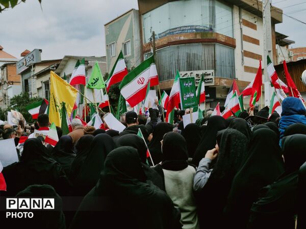فریاد بلند آزادی قدس در گلوگاه 