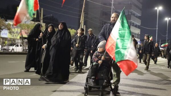 بیست و یکمین اجتماع عظیم مردمی کرج در خونخواهی رهبر شهیدشان 