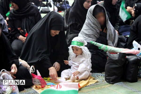 مراسم شیرخوارگان حسینی در منطقه پردیس