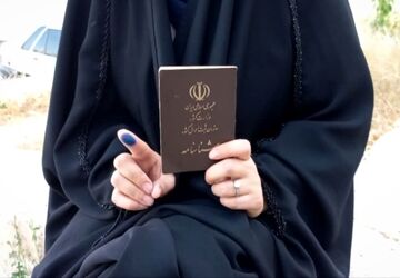حضور پرشور مردم شهرستان مارگون در پای صندوق‌های رای