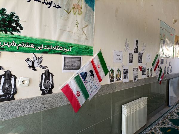 مراسم هفته مقدس در مدرسه فاطمیه خلیل آباد