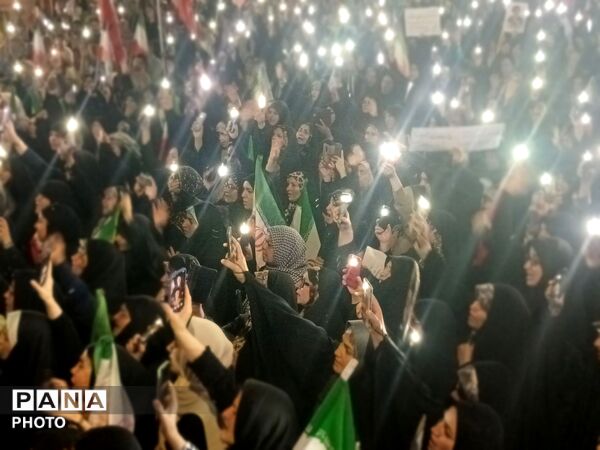 نود و نهمین شب از اجتماعات مردمی نیشابور 