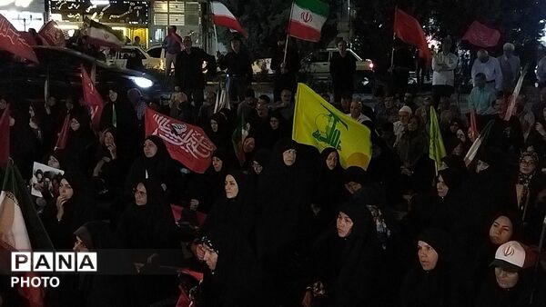 شب های مقاومت در بلوار فضل نیشابور 