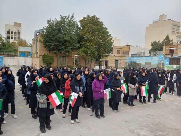 مراسم بزرگداشت شهید سید حسن نصرالله در ناحیه ۲ مشهد