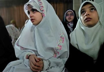 برگزاری دومین روز از اعتکاف دانش‌آموزی در مسجد جامع کرج 