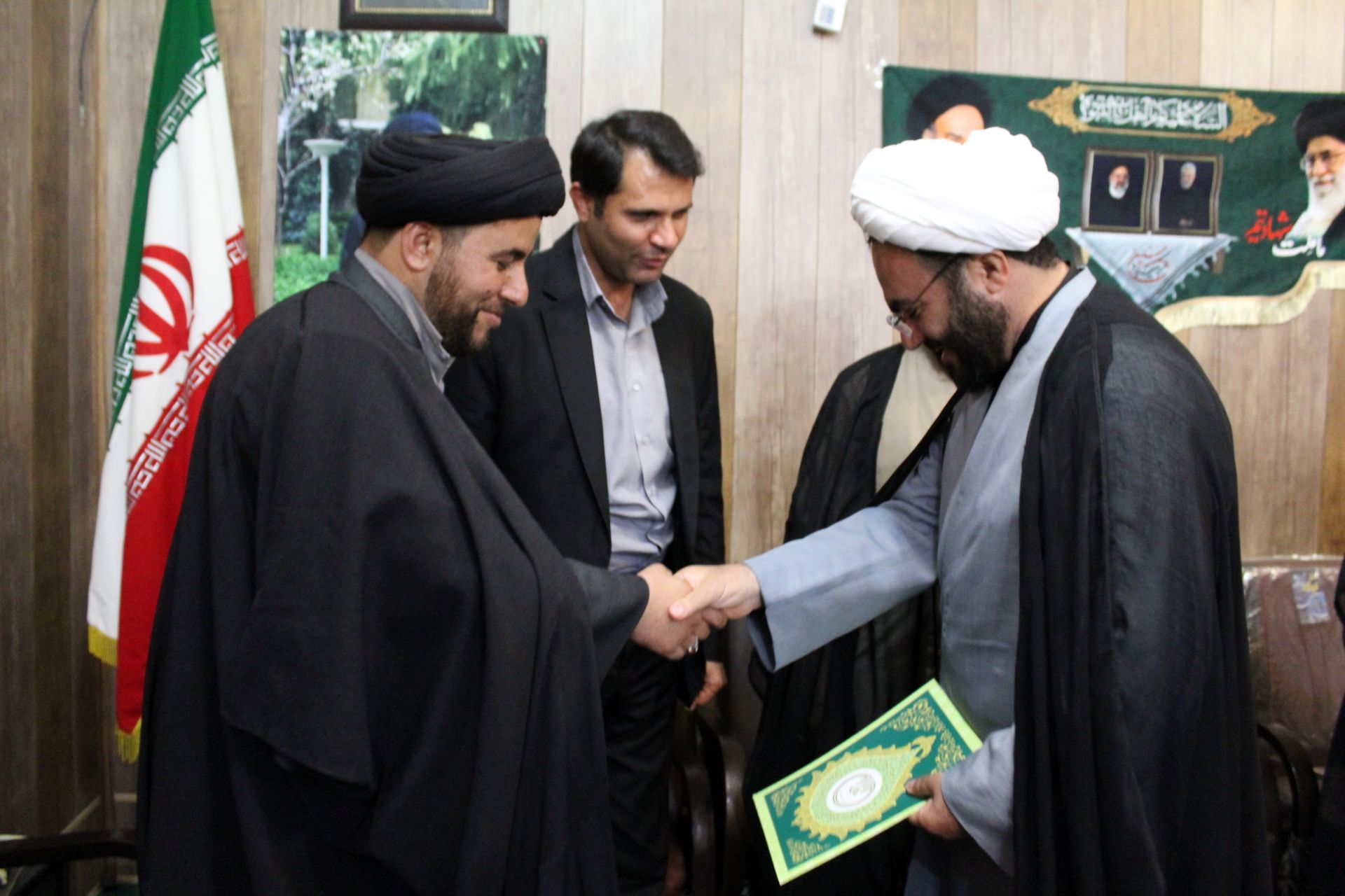 آیین سنگرسپاری رئیس اداره تبلیغات اسلامی شهرستان سامان