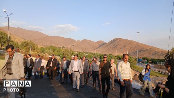 افتتاحیه  بوستان خبرنگار در دریاچه مادر 