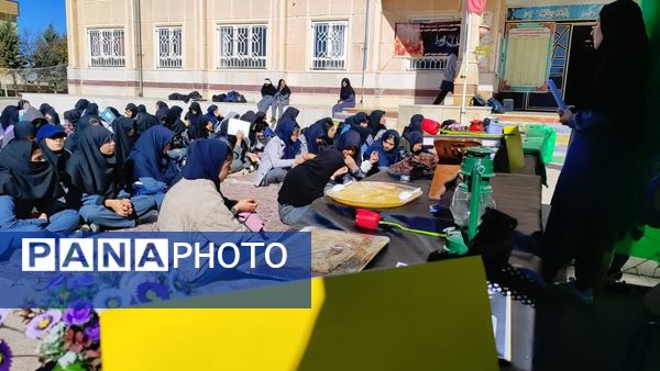 برپایی موکب به‌مناسبت شهادت حضرت زهرا(س) در مدرسه ۹ دی یاسوج