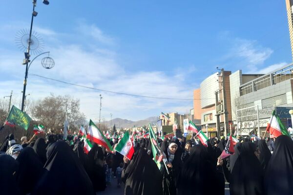 راهپیمایی و همبستگی مردم شهرستان پردیس در محکومیت اقدامات تروریستی