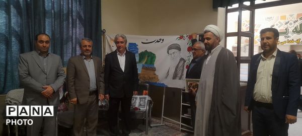 تجلیل از نخبگان قرآنی و نمایشگاه میثاق با شهدا در حاشیه نماز جمعه خداآفرین