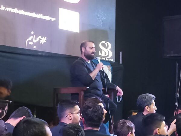 مراسم شب عاشورا در هیئت محبان ابوالفضل نیشابور 