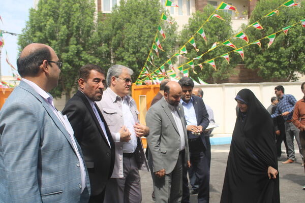 آیین افتتاح و بهره برداری از هنرستان 12 کلاسه انقلاب اسلامی بوشهر