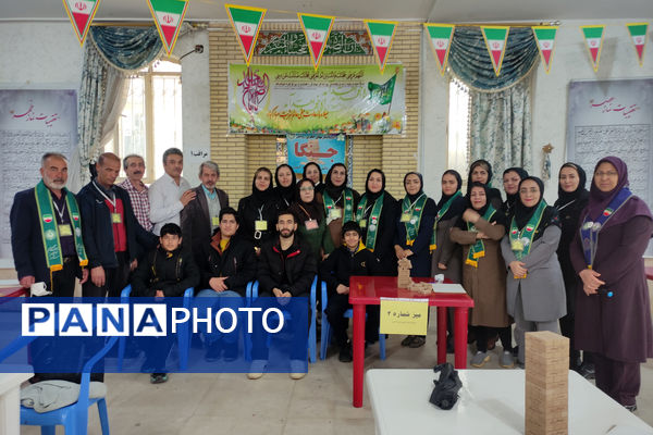 برگزاری مسابقات بازی فکری رشته جنگا ناحیه 4 شیراز