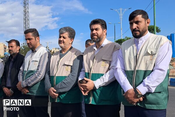  آیین اهتزار پرچم مقدس آستان‌‌قدس‌رضوی در بهارستان‌دو