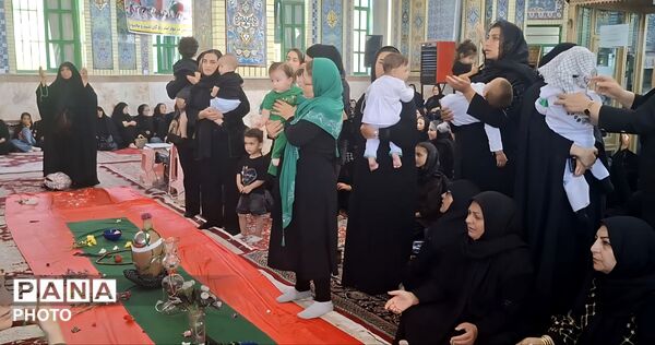 آیین شیرخوارگان حسینی در امام‌زاده احمد و محمود نظرآباد 