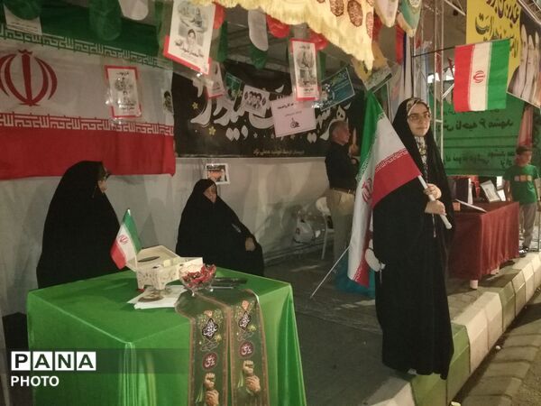  مراسم عید غدیر و سالروز رحلت امام خمینی (ره)با همکاری آموزش و پرورش ناحیه شش  
