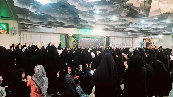 مراسم احیاء سومین شب قدر در حرم حضرت معصومه(س)