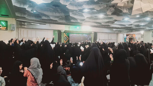 مراسم احیاء سومین شب قدر در حرم حضرت معصومه(س)