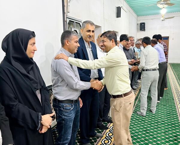 مراسم تجلیل از فرهنگیان بندر گروگ سیریک