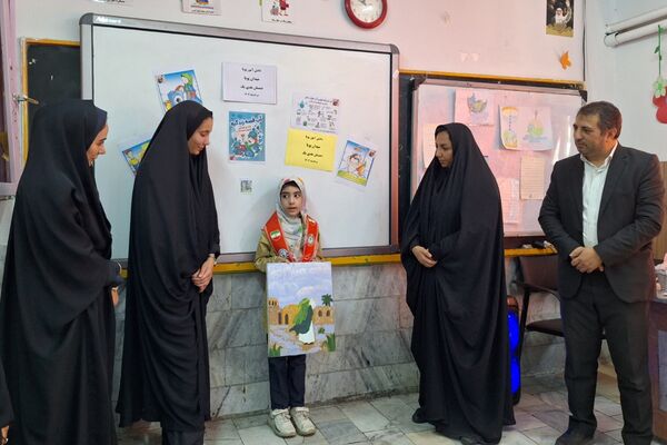  افتتاحیه‌ پایگاه تابستانی و برگزاری طرح حامی در مدرسه هدی ۱