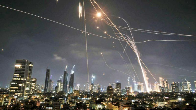 موشک‌های ایرانی به حیفا اصابت کرد + فیلم