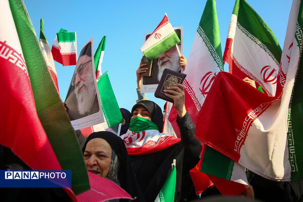 راهپیمایی محکومیت اقدامات تروریستی آمریکا و رژیم صهیونیستی علیه ملت ایران