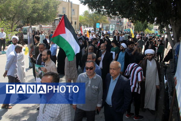 راهپیمایی روز قدس در بوشهر 