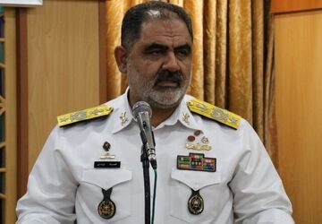 دریادار ایرانی: رزمایش مشترک ایران، روسیه و چین باعث امنیت منطقه است