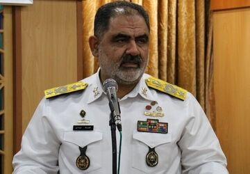 دریادار ایرانی: رزمایش مشترک ایران، روسیه و چین باعث امنیت منطقه است