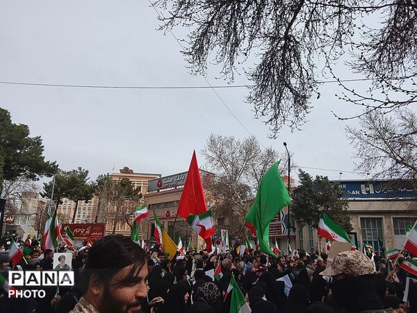  راهپیمایی روز قدس باحضور پرشور مردم نیشابور