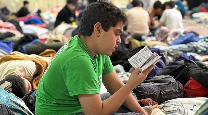 مسجد جامع حضرت رقیه (س) اسلامشهر میزبان معتکفان ماه رجب