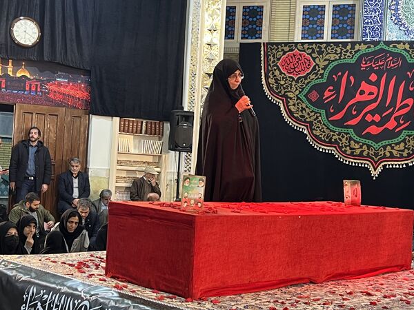 وداع با پیکر شهید گمنام 