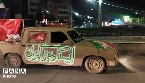 رژه ماشینی در سراسر شهر نیشابور-۳