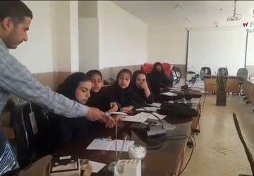 برگزاری آزمون نیمه نهایی لیگ علمی پایا در اداره آموزش و پرورش شهرستان چادگان