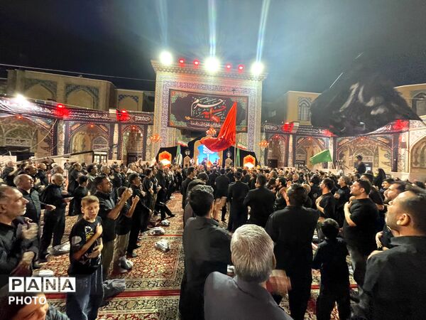 عزاداری سومین شب محرم در حریم سلطان آهو علی بن موسی الرضا(ع)