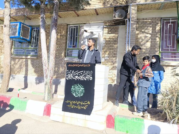 سوگواری شهادت حضرت زهرا (س) در دبستان شهید پسندیده فدافن