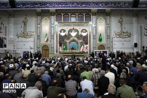 مراسم چهلمین روز شهادت «علی لاریجانی» در قم