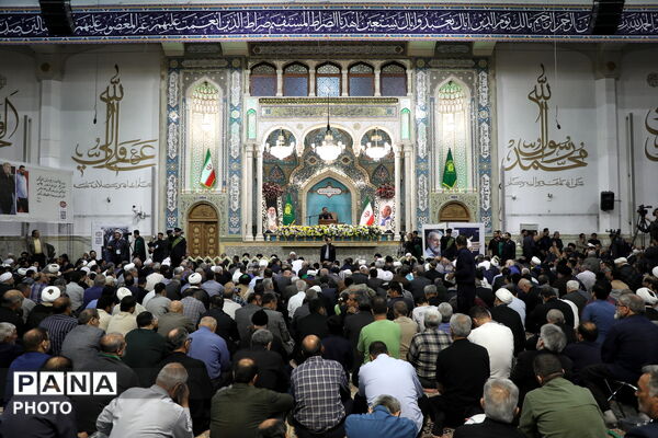 مراسم چهلمین روز شهادت «علی لاریجانی» در قم