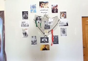 گرامیداشت هفته دفاع مقدس در مدرسه محدثه منطقه ده‌محسن
