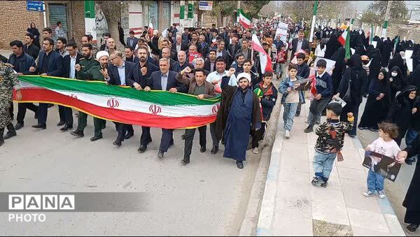 حماسه مردم بیدار کوهنانی در روزجهانی قدس