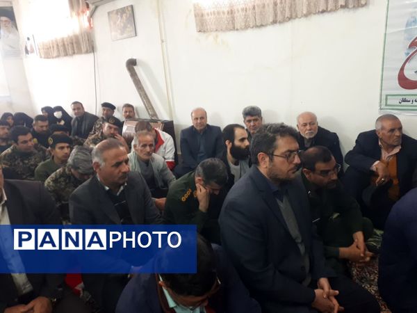 دیدار بسیجیان شهرستان سملقان با امام جمعه آشخانه 