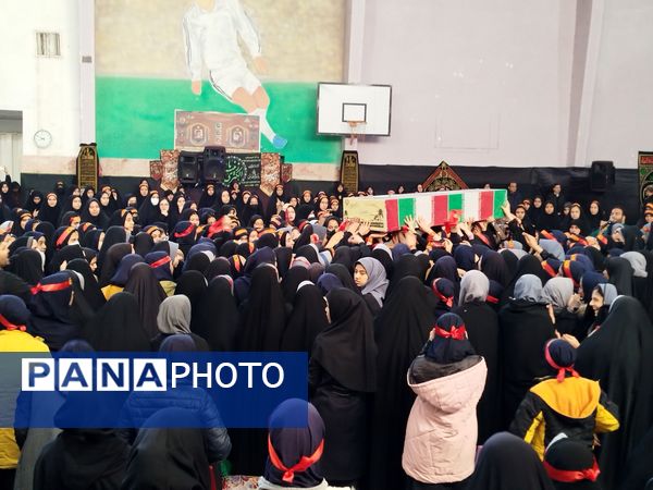 آیین سوگواری شهادت حضرت فاطمه الزهرا (س) در سالن مالک اشتر ناحیه یک مشهد 