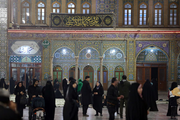 مراسم عزاداری سالروز شهادت امام هادی(ع) در حرم حضرت معصومه(س)