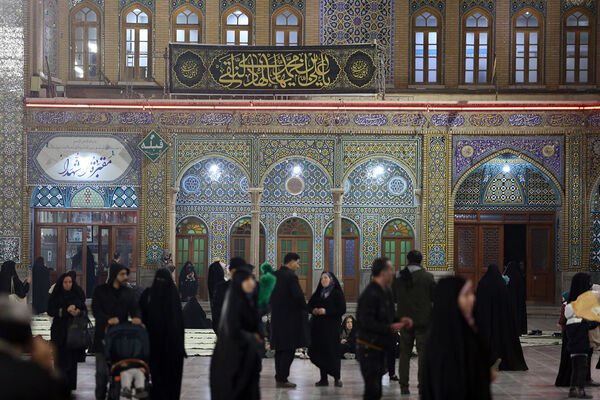 مراسم عزاداری سالروز شهادت امام هادی(ع) در حرم حضرت معصومه(س)
