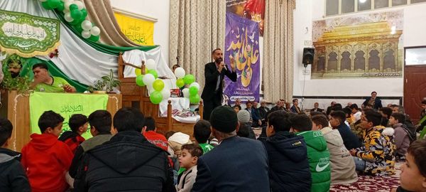 جشن باشکوه ولادت امام علی (ع) در روستای نقاب خلیل آباد
