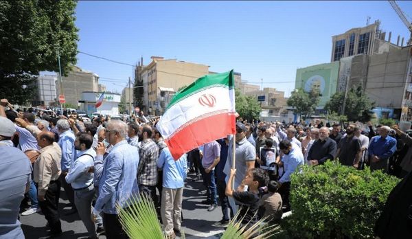 راهپیمایی جمعه خشم شهرستان ساوجبلاغ علیه جنایات رژیم ظالم صهیونیستی