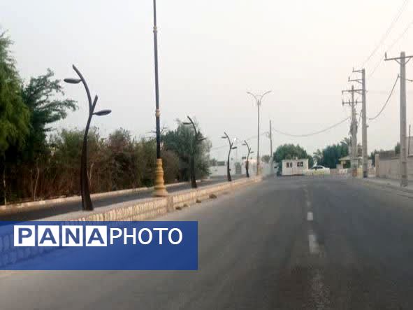 جلوه‌ای از زیبایی اسکله بندر چارک