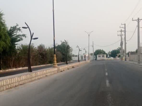 جلوه‌ای از زیبایی اسکله بندر چارک