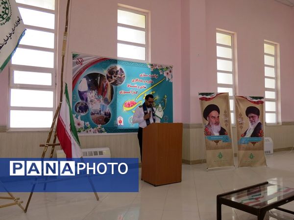 برگزاری اردوی تمشک پسران در اردوگاه شهید چمران بجنورد 